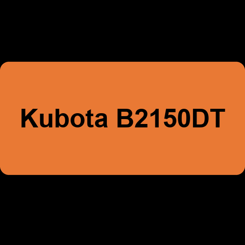 Kubota B2150DT